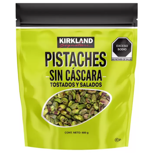 Kirkland Signature Pistaches sin Cáscara Tostados y Salados 680 g