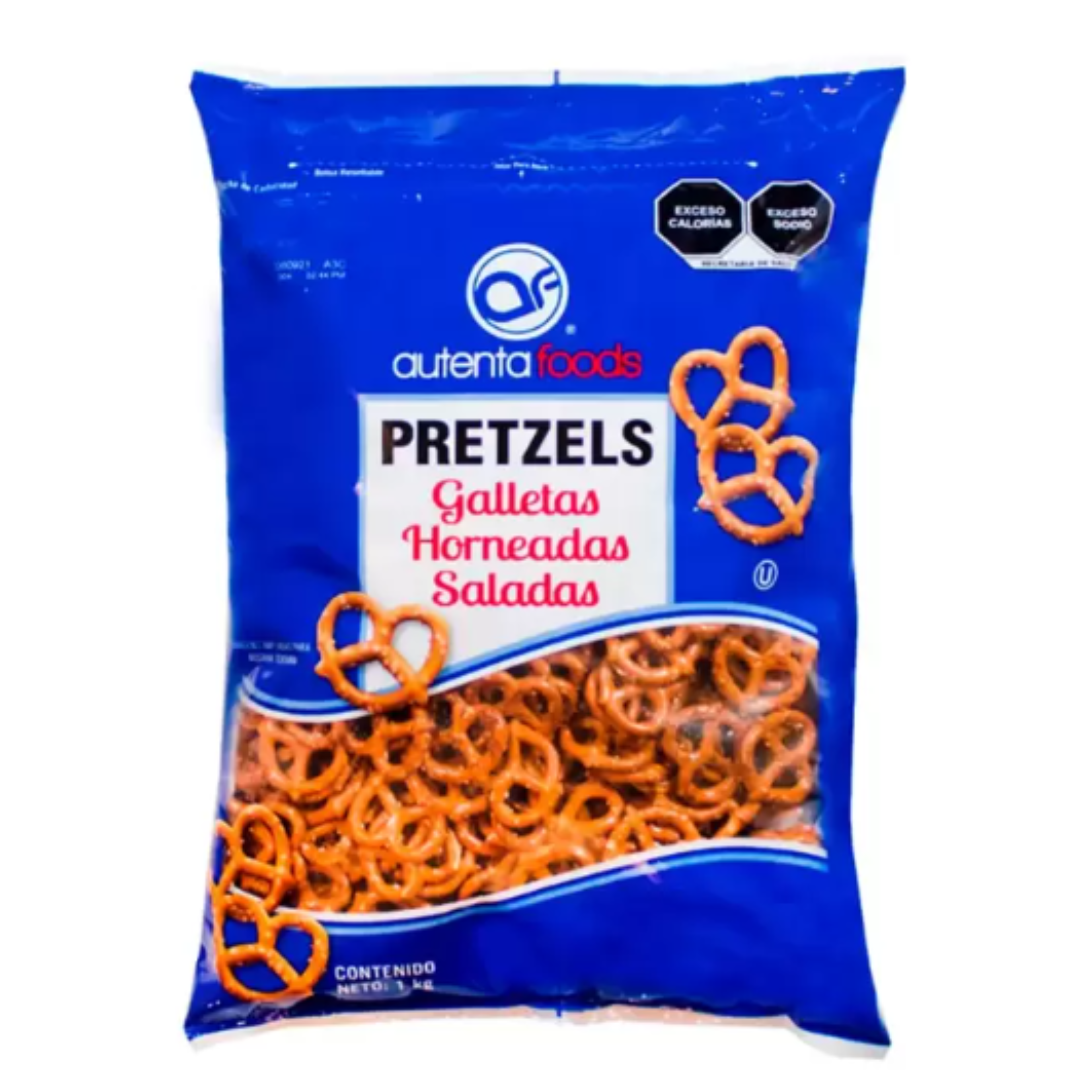 Autenta Foods Pretzels Galletas Horneadas Saladas 1 kg