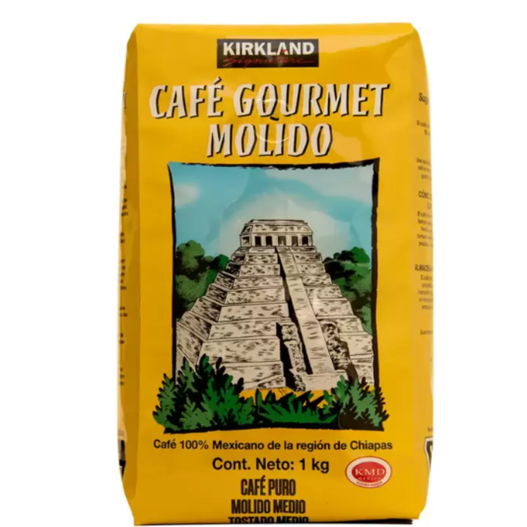 Cafe gourmet molido Kikrkland Chiapas